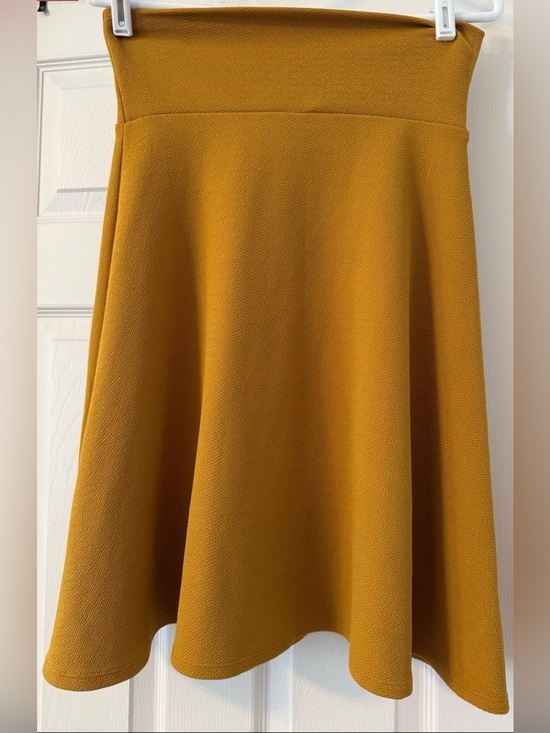 LuLaRoe Dresses & Skirts - LuLaRoe Mustard Yellow (S) & Red (M) Pencil Skirt